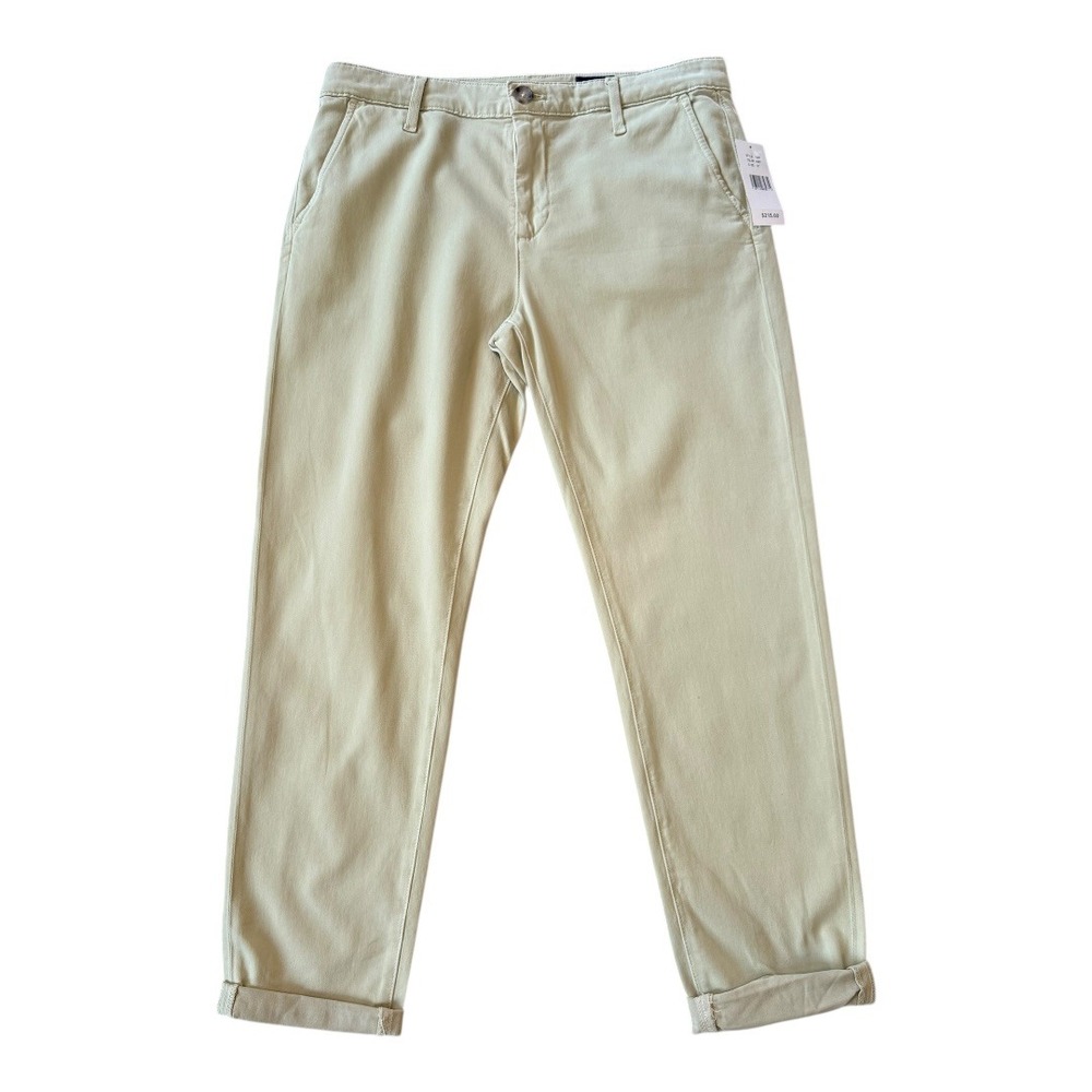 AG Adriano Goldschmied The Caden Tailored Trouser Khaki Beige Size‎ 4 (27) NWT